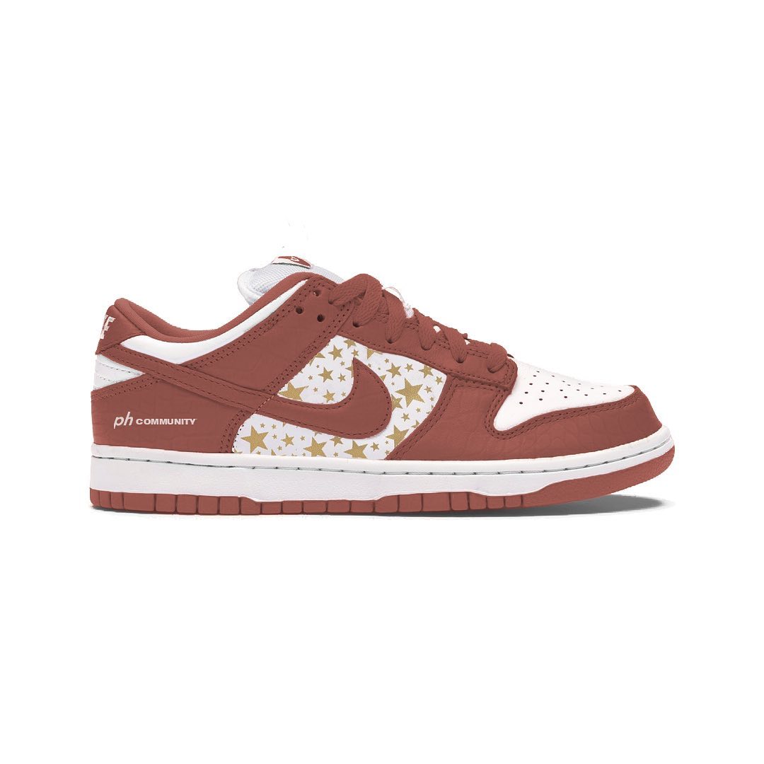 国内 3/6 発売！シュプリーム × ナイキ SB ダンク ロー OG QS “クロコスキン/ゴールドスター” (SUPREME NIKE SB DUNK LOW OG QS “Croc Skin/Gold Stars”) [DH3228-100,101,102,103]