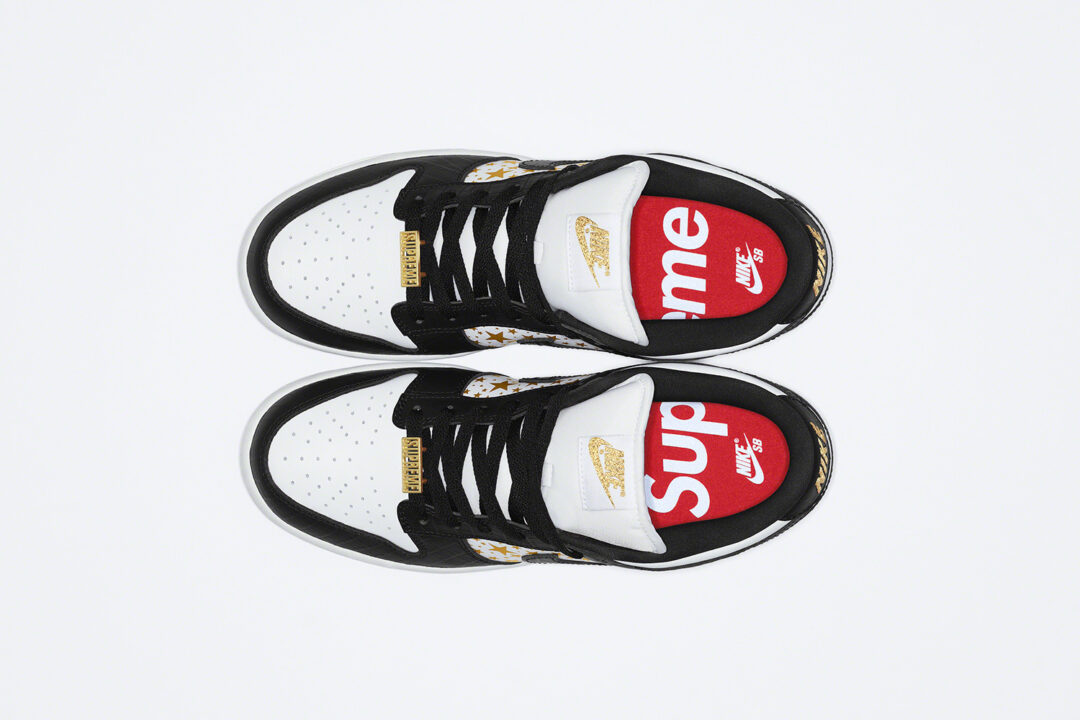 国内 3/6 発売！シュプリーム × ナイキ SB ダンク ロー OG QS “クロコスキン/ゴールドスター” (SUPREME NIKE SB DUNK LOW OG QS “Croc Skin/Gold Stars”) [DH3228-100,101,102,103]