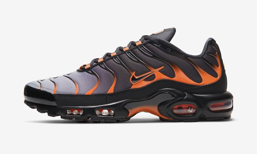 ナイキ エア マックス プラス “グレー/ブラック/オレンジ” (NIKE AIR MAX PLUS “Grey/Black/Orange”) [DD7111-002]