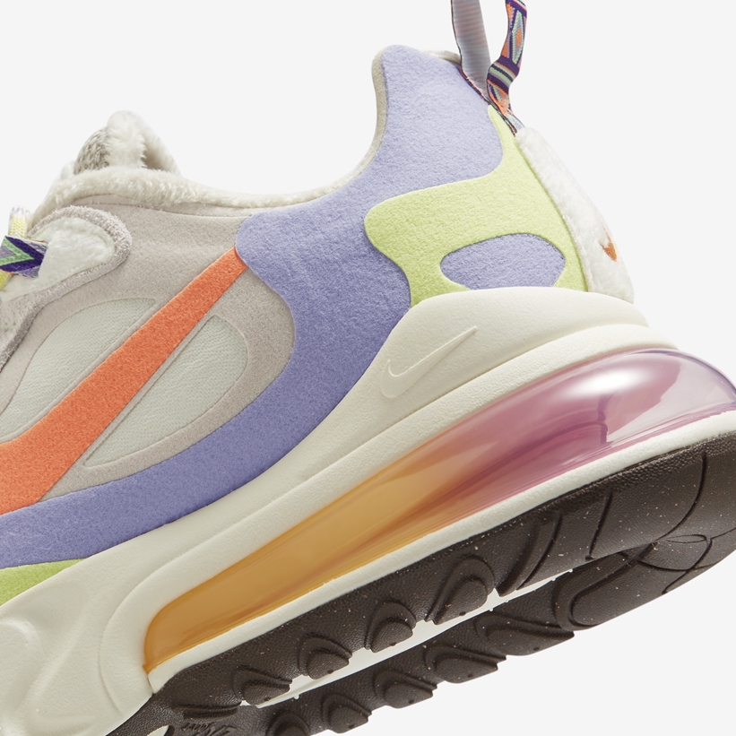 ナイキ エア マックス 270 リアクト “ホワイト/パープル/オレンジ” (NIKE AIR MAX 270 REACT “White/Purple/Orange”) [DC3276-101]