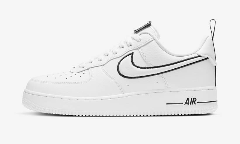 脱着式のシュータンラベル！ナイキ エア フォース 1 ロー “ブラック/グレー/ホワイト” (NIKE AIR FORCE 1 LOW “Black/Grey/White”) [DH2472-001,002,100]