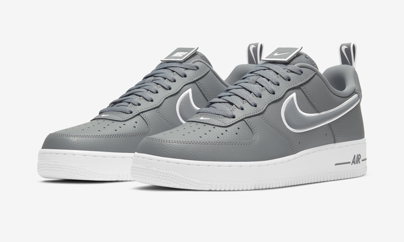 脱着式のシュータンラベル！ナイキ エア フォース 1 ロー “ブラック/グレー/ホワイト” (NIKE AIR FORCE 1 LOW “Black/Grey/White”) [DH2472-001,002,100]