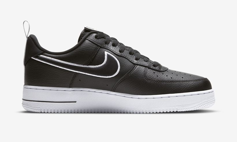 脱着式のシュータンラベル！ナイキ エア フォース 1 ロー “ブラック/グレー/ホワイト” (NIKE AIR FORCE 1 LOW “Black/Grey/White”) [DH2472-001,002,100]