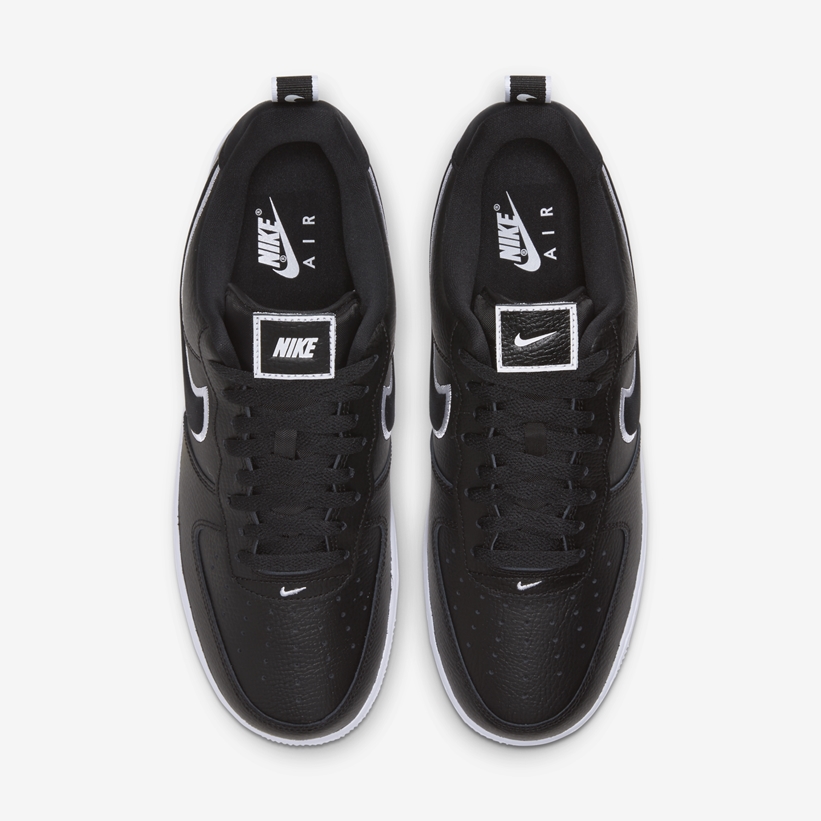 脱着式のシュータンラベル！ナイキ エア フォース 1 ロー “ブラック/グレー/ホワイト” (NIKE AIR FORCE 1 LOW “Black/Grey/White”) [DH2472-001,002,100]