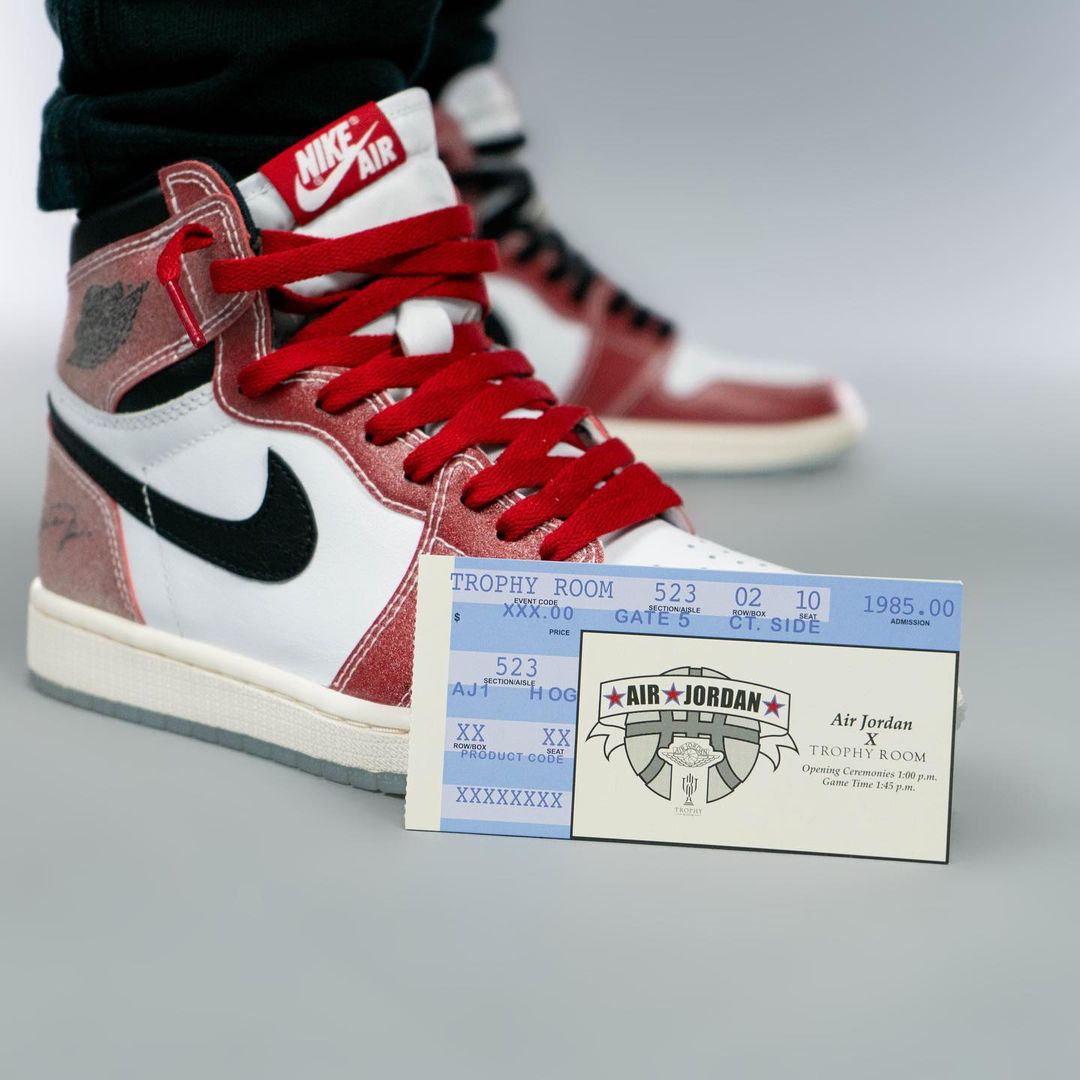 2021年 2/10 発売予定！Trophy Room × NIKE AIR JORDAN 1 HIGH OG SP “White/Varsity Red” (トロフィールーム ナイキ エア ジョーダン 1 ハイ OG SP “ホワイト/バーシティレッド”) [DA2728-100]