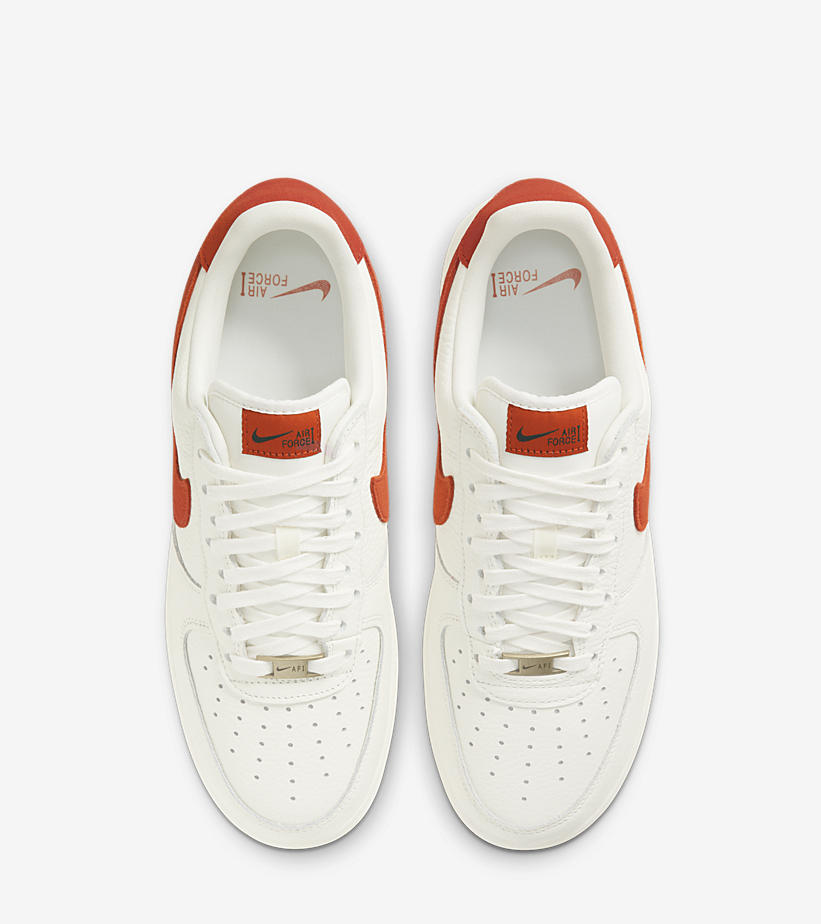 ナイキ エア フォース 1 07 ロー クラフト “セイル/マントラオレンジ” (NIKE AIR FORCE 1 07 LOW CRAFT “Sail/Mantra Orange”) [CV1755-100]