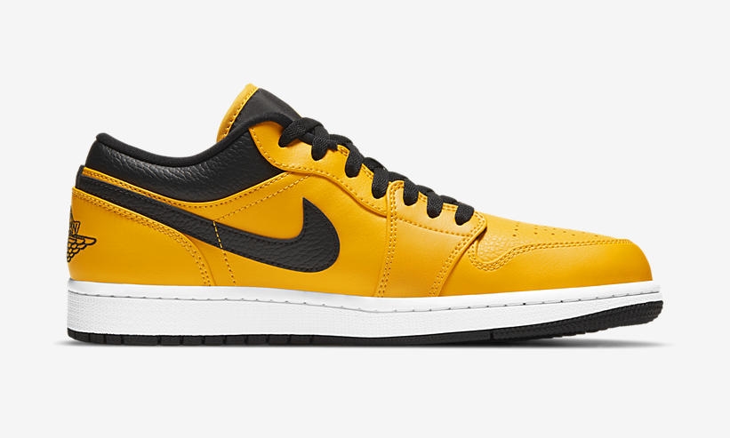 2/12 発売！ナイキ エア ジョーダン 1 ロー “ユニバーシティゴールド/ブラック/ホワイト” (NIKE AIR JORDAN 1 LOW “University Gold/Black/White”) [553558-700]