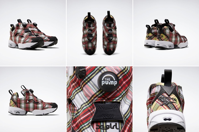 12/11 発売！LAのX-GIRLがデザインしたチェックコレクション！REEBOK CLASSIC X-GIRL INSTA PUMP FURY OG & アパレル 3型 (エックスガール リーボック インスタ ポンプ フューリー)