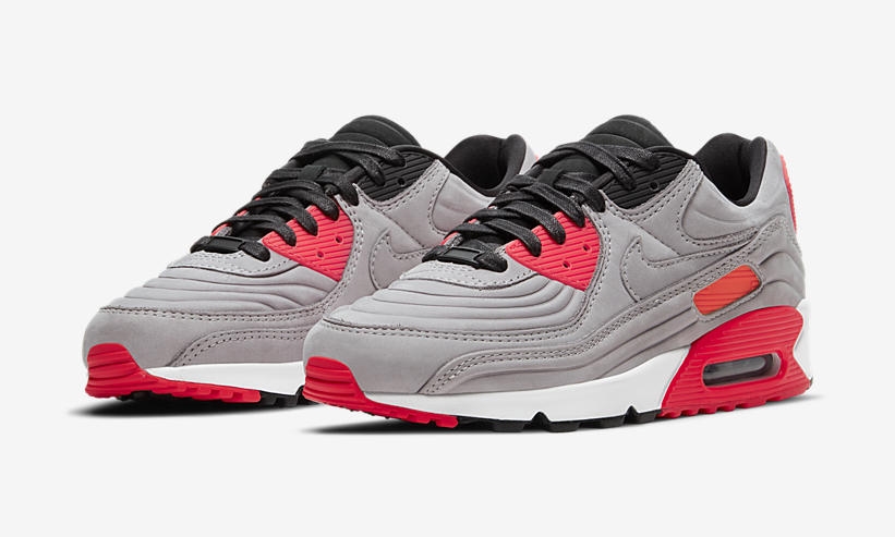 11/4 発売！ナイキ エア マックス 90 QS “ナイトシルバー/ブライトクリムゾン” (NIKE AIR MAX 90 QS “Night Silver/Bright Crimson”) [CZ7656-001]