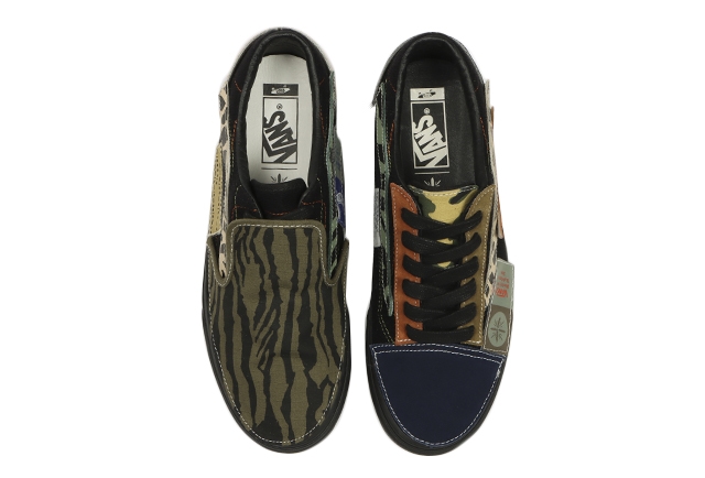 【第2弾・11/8発売】アニマルパターンやカモフラージュパターンのパッチでカスタム可能 TAKA HAYASHI × VANS VAULT “DIY/DESIGN IT YOURSELF” (タカ・ハヤシ バンズ)