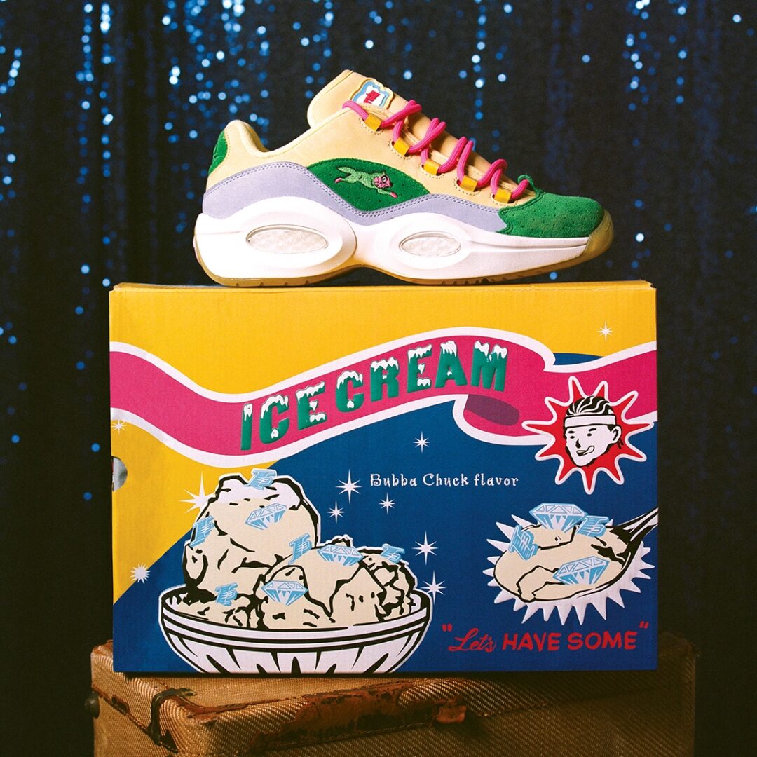 11/6、11/12 発売！ICECREAM x REEBOK QUESTION LOW “Running Dog” (アイスクリーム リーボック クエスチョン ロー “ランニングドッグ”) [FZ4345,FZ4346,G55351]