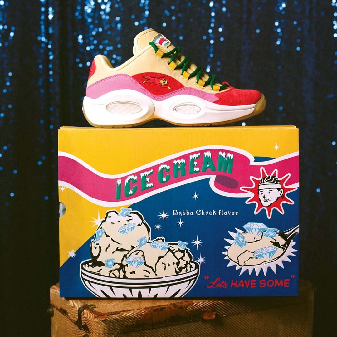 11/6、11/12 発売！ICECREAM x REEBOK QUESTION LOW “Running Dog” (アイスクリーム リーボック クエスチョン ロー “ランニングドッグ”) [FZ4345,FZ4346,G55351]