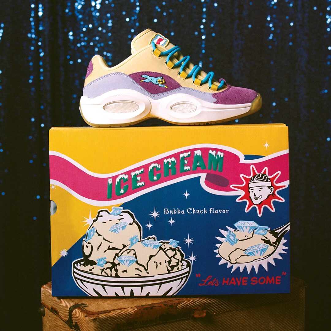 11/6、11/12 発売！ICECREAM x REEBOK QUESTION LOW “Running Dog” (アイスクリーム リーボック クエスチョン ロー “ランニングドッグ”) [FZ4345,FZ4346,G55351]