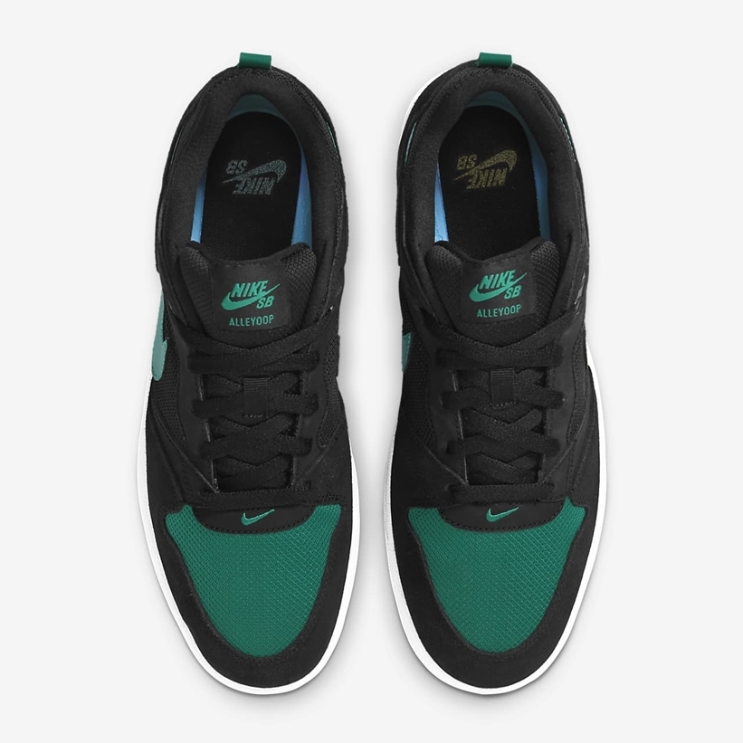 ナイキ SB アリウープ “ブラック/ホワイト/ミステリアスグリーン” (NIKE SB ALLEYOOP “Black/White/Mysterious Green”) [CJ0882-007]