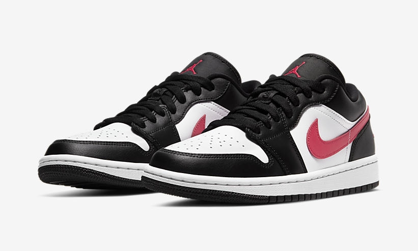 ナイキ ウィメンズ エア ジョーダン 1 ロー “ブラック/サイレンレッド/ホワイト” (NIKE WMNS AIR JORDAN 1 LOW “Black/Siren Red/White”) [DC0774-004]