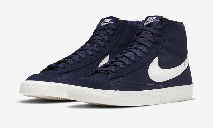 ナイキ ブレーザー ミッド 77 スエード ネイビー/ホワイト” (NIKE BLAZER MID 77 SUEDE “Navy/White”) [DB5461-400]