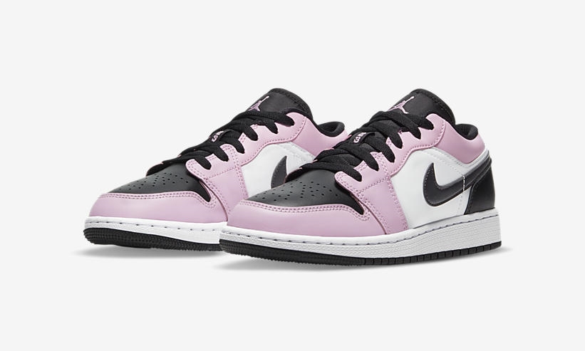 ナイキ GS ウィメンズ エア ジョーダン 1 ロー “ライトアトミックピンク” (NIKE GS WMNS AIR JORDAN 1 LOW “Light Arctic Pink”) [554723-601]