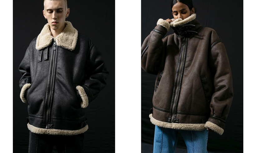 ALPHA INDUSTRIES × monkey time OVER SIZED B-3/フライトジャケットが