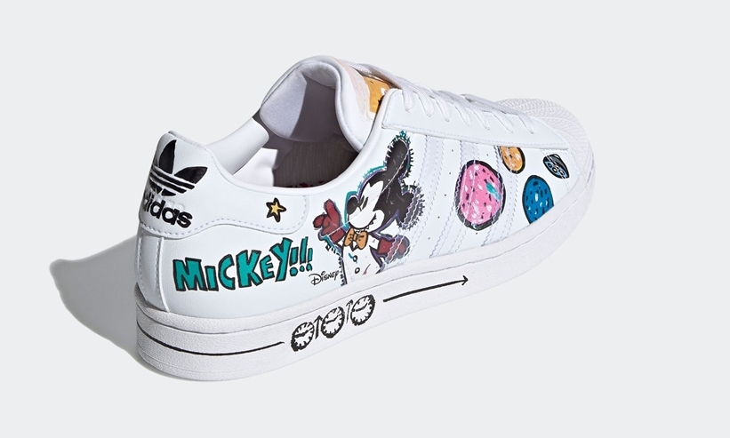 12/12 発売予定！ミッキーマウス × アディダス オリジナルス “FANGTASTIC” ニッツァ ハイ/スーパースター/スタンスミス (MICKEY MOUSE adidas Originals NIZZA HI/SUPERSTAR/STAN SMITH) [GZ8838,GZ8839,GZ8841]