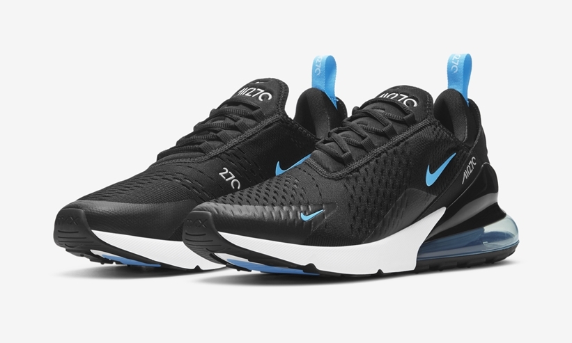 ナイキ エア マックス 270 “ブラック/ホワイト/ユニバーシティブルー” (NIKE AIR MAX 270 “Black/White/University Blue”) [DD7120-001]