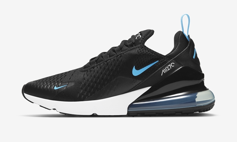 ナイキ エア マックス 270 “ブラック/ホワイト/ユニバーシティブルー” (NIKE AIR MAX 270 “Black/White/University Blue”) [DD7120-001]