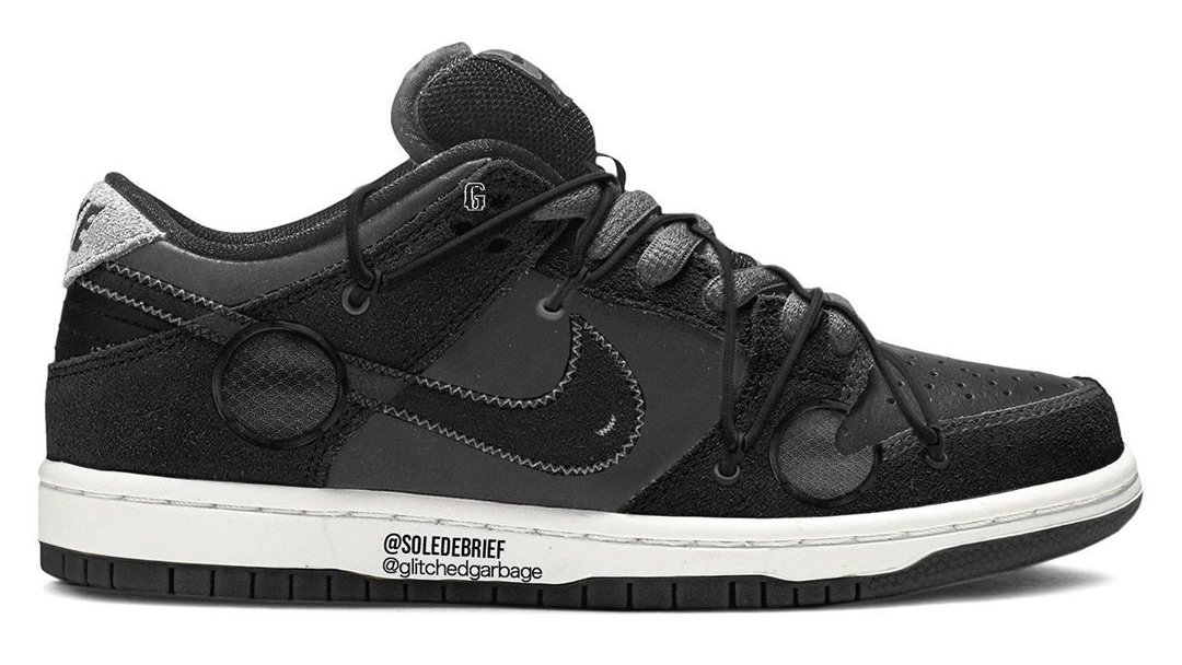 【リーク】2021年 秋発売予定！オフホワイト × ナイキ ダンク ロー “ブラック” (OFF-WHITE NIKE DUNK LOW “Black”)