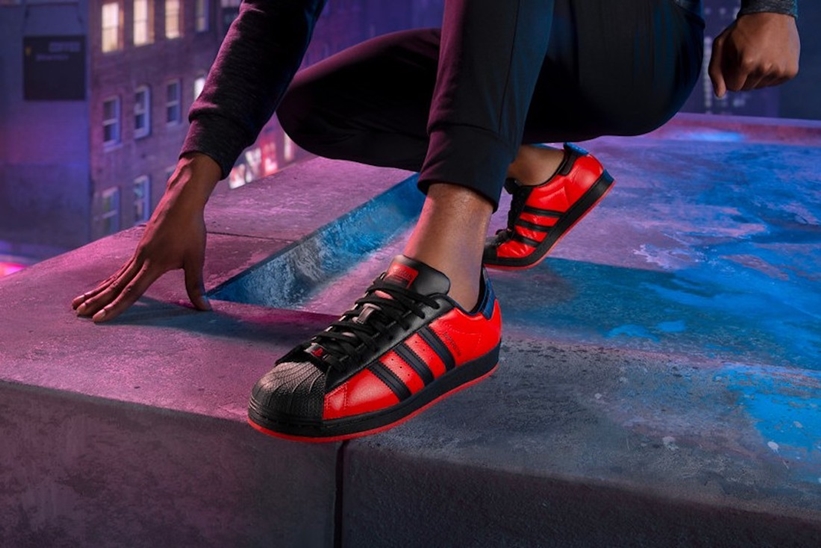 11/19 発売！スパイダーマン マイルズ・モラレス × アディダス オリジナルス スーパースター (Spider-Man: Miles Morales adidas Originals SUPERSTAR) [GV7128]