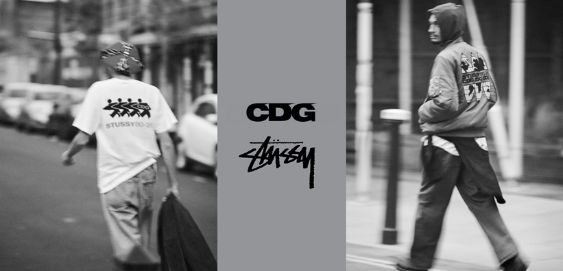 CDG × STUSSY 40th Anniversary Capsule Collectionが11/13発売 (COMME des GARCONS コム デ ギャルソンステューシー 40周年 コレクション)