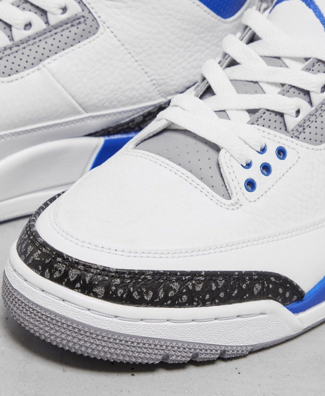 【国内 7/10 発売】ナイキ エア ジョーダン 3 レトロ “ホワイト/ブラック/レーサーブルー” (NIKE AIR JORDAN 3 RETRO “White/Black/Cement Grey/Racer Blue”) [CT8532-145]