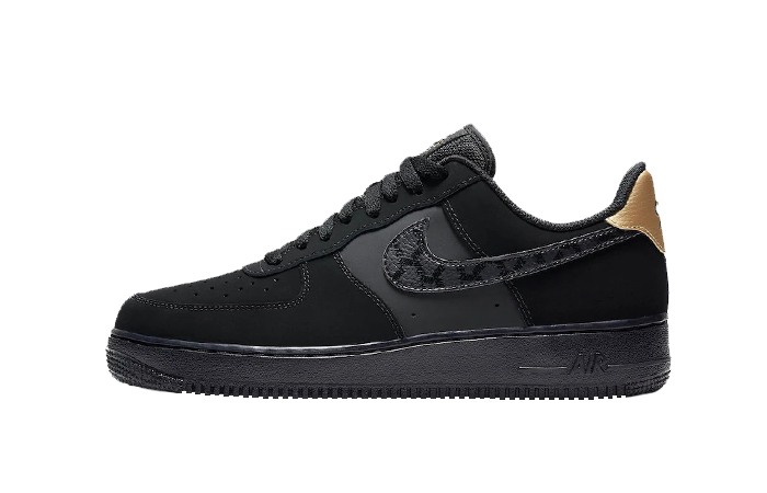 11/21 発売！ナイキ エア フォース 1 ロー “マットブラック/メタリックゴールド” (NIKE AIR FORCE 1 LOW “Matte Black/Metallic Gold”) [DC3951-001]