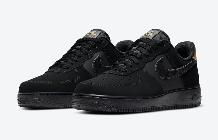 11/21 発売！ナイキ エア フォース 1 ロー “マットブラック/メタリックゴールド” (NIKE AIR FORCE 1 LOW “Matte Black/Metallic Gold”) [DC3951-001]