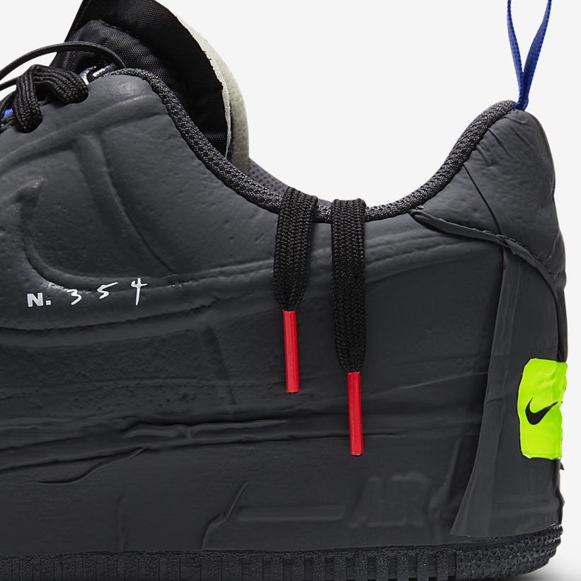 国内 2/6 発売！ナイキ エア フォース 1 ロー エクスペリメンタル “ブラック” (NIKE AIR FORCE 1 LOW EXPERIMENTAL “Black”) [CV1754-001]