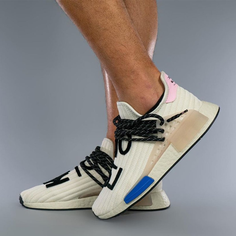 Pharrell Williams x adidas Originals NMD TRAIL HU “Cream/Blue/Pink” (ファレル・ウィリアムス アディダス オリジナルス エヌエムディー “クリーム/ブルー/ピンク”)