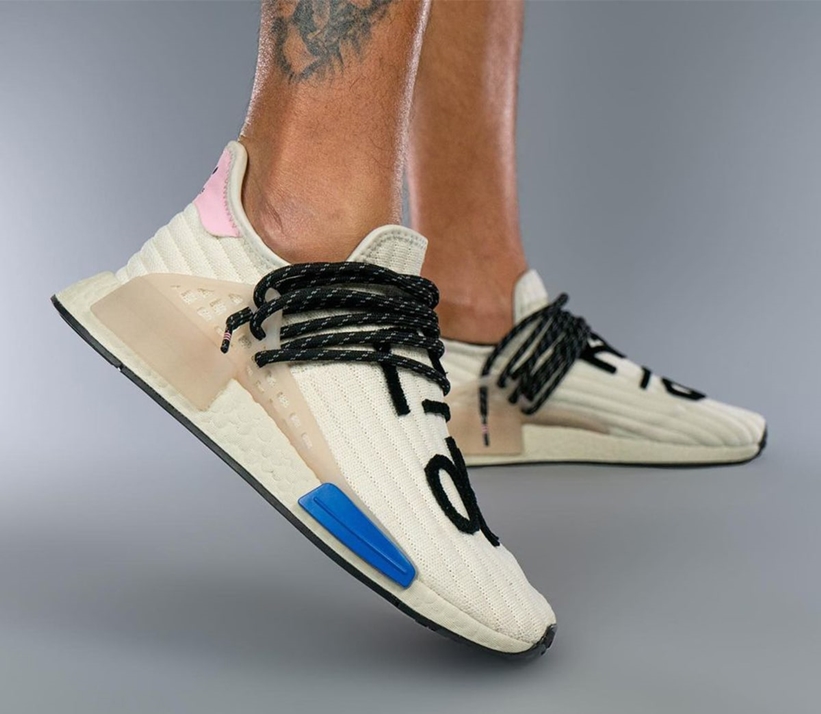 Pharrell Williams x adidas Originals NMD TRAIL HU “Cream/Blue/Pink” (ファレル・ウィリアムス アディダス オリジナルス エヌエムディー “クリーム/ブルー/ピンク”)