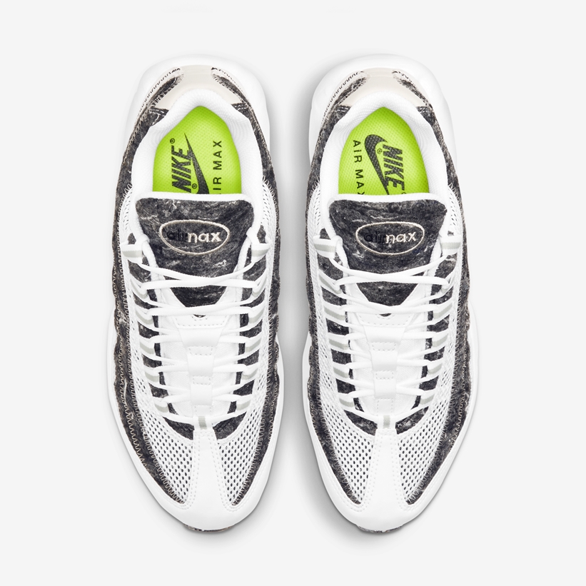 ナイキ エア マックス 95 クレーター “ホワイト/グレー/ボルト” (NIKE AIR MAX 95 CRATER “White/Grey/Volt”) [CV8830-100]