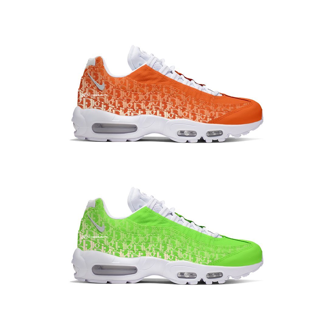 2021年 6月発売予定！ディオール × ナイキ エア マックス 95 "オレンジ/ボルト" (DIOR NIKE AIR MAX 95 "Orange/Volt")