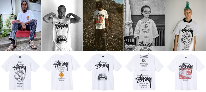 Stüssy collaborates with Virgil Abloh, Marc Jacobs, Rick Owens and Martine  Rose on a new Stüssy World Tour collection