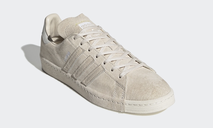 国内 11/21 発売！RECOUTURE × adidas CONSORTIUM S CAMPUS 80s SH “Chalk White/Dark Blue” (リクチュール アディダス コンソーシアム キャンパス 80s “チョークホワイト/ダークブルー”) [FY6750]