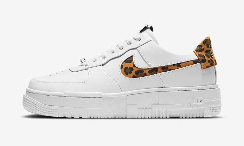 国内 1/22 発売！ナイキ ウィメンズ エア フォース 1 ロー ピクセル SE “ホワイト/レオパード” (NIKE WMNS AIR FORCE 1 LOW PIXEL SE “White/Leopard”) [CV8481-100]