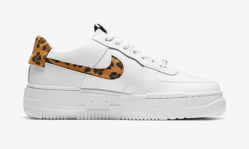 国内 1/22 発売！ナイキ ウィメンズ エア フォース 1 ロー ピクセル SE “ホワイト/レオパード” (NIKE WMNS AIR FORCE 1 LOW PIXEL SE “White/Leopard”) [CV8481-100]