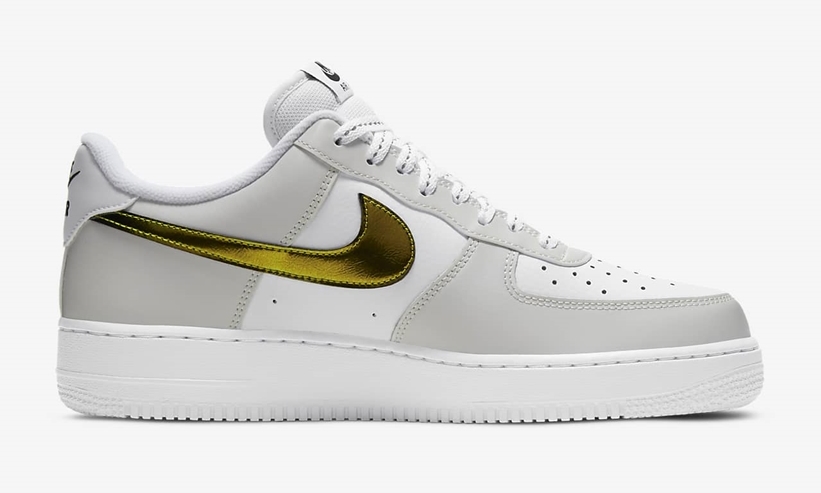 ナイキ エア フォース 1 07 ロー “メタリックサミットホワイト/ホワイト/ブラック” (NIKE AIR FORCE 1 07 LOW “Metallic Summit White/White/Black”) [DC9029-100]