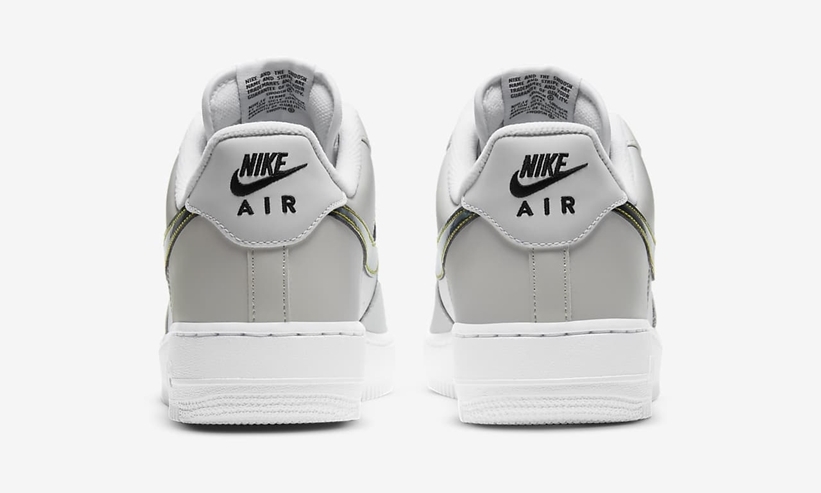 ナイキ エア フォース 1 07 ロー “メタリックサミットホワイト/ホワイト/ブラック” (NIKE AIR FORCE 1 07 LOW “Metallic Summit White/White/Black”) [DC9029-100]