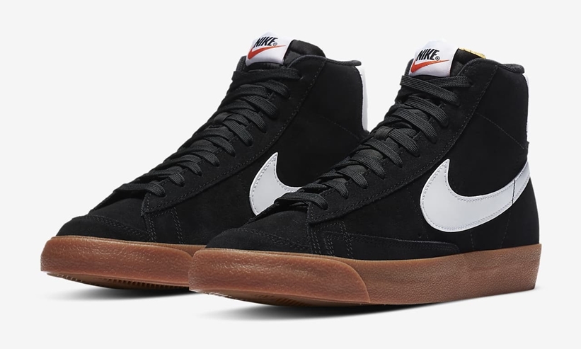 ナイキ ブレーザー ミッド 77 スエード "ブラック/ガム” (NIKE BLAZER MID 77 SUEDE “Black/Gum Medium Brown”) [CI1172-003]