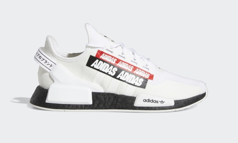 12/1 発売！adidas Originals NMD_R1 V2 “Cloud White/Core Black/Scarlet” (アディダス オリジナルス エヌ エム ディー ブイツー “ホワイト/ブラック/スカーレット”) [H02537]