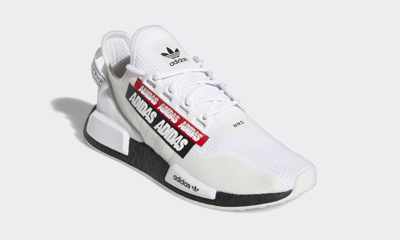 12/1 発売！adidas Originals NMD_R1 V2 “Cloud White/Core Black/Scarlet” (アディダス オリジナルス エヌ エム ディー ブイツー “ホワイト/ブラック/スカーレット”) [H02537]