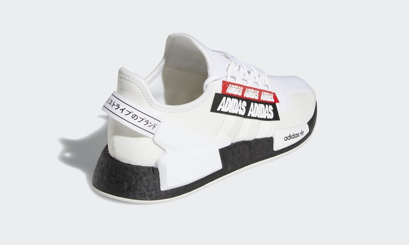 12/1 発売！adidas Originals NMD_R1 V2 “Cloud White/Core Black/Scarlet” (アディダス オリジナルス エヌ エム ディー ブイツー “ホワイト/ブラック/スカーレット”) [H02537]