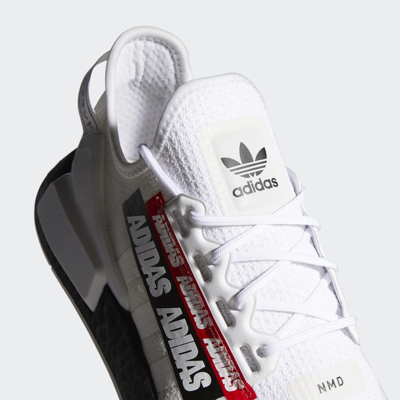 12/1 発売！adidas Originals NMD_R1 V2 “Cloud White/Core Black/Scarlet” (アディダス オリジナルス エヌ エム ディー ブイツー “ホワイト/ブラック/スカーレット”) [H02537]