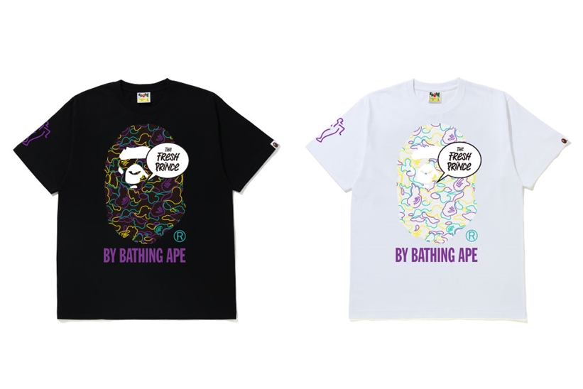 「A BATHING APE」×「ザ・フレッシュ・プリンス・オブ・ベル・エア」の30周年を記念したカプセルコレクションが11/21発売 (ア ベイシング エイプ THE FRESH PRINCE)