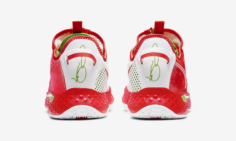 2020年 クリスマスモデル！ナイキ PG 4 “クリムゾン/ホワイト/グリーンアップル” (NIKE PG 4 “Christmas” Crimson/White/Green Apple) [CD5082-602]