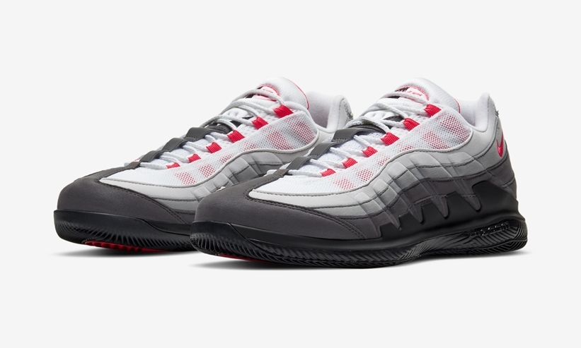 ナイキ コート ヴェイパー × AM95 “ソーラーレッド” (NIKE COURT VAPOR AM95 “Solar Red”) [DB6064-100]